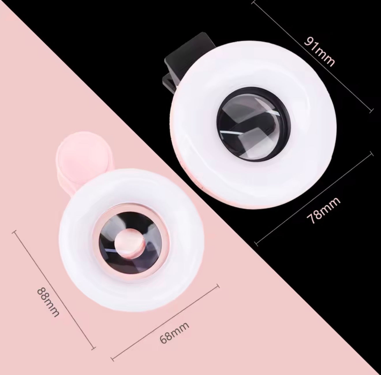 Objectif Macro HD avec Anneau LED – Spécial Lash Artist Vahine Summer shop