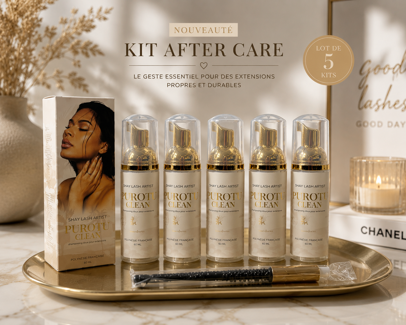 Kit After Care PURŌTU CLEAN™ – Routine Extensions de Cils Vahine Summer shop