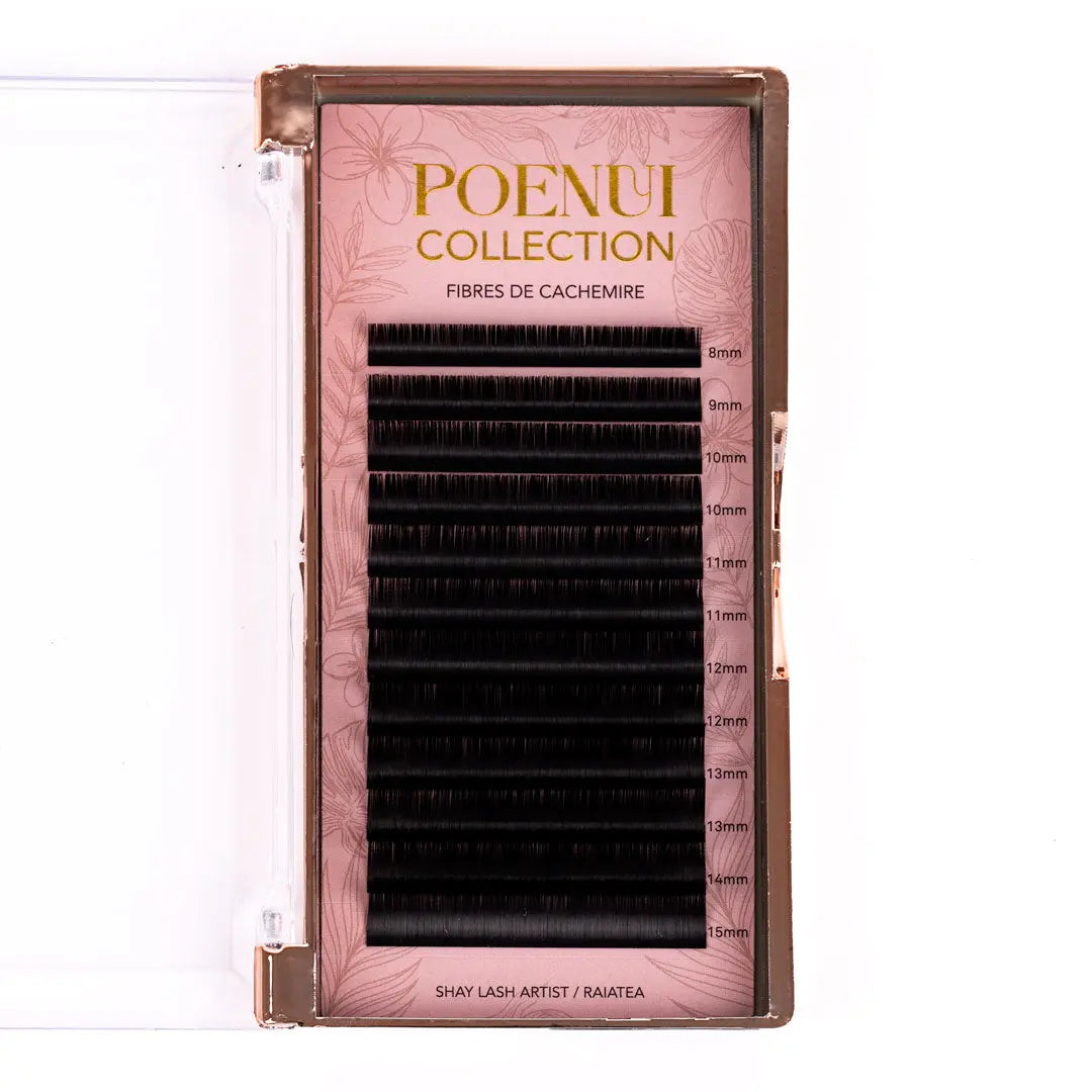 Poenui Collection – boîte de cils en fibre de cachemire – vue secondaire